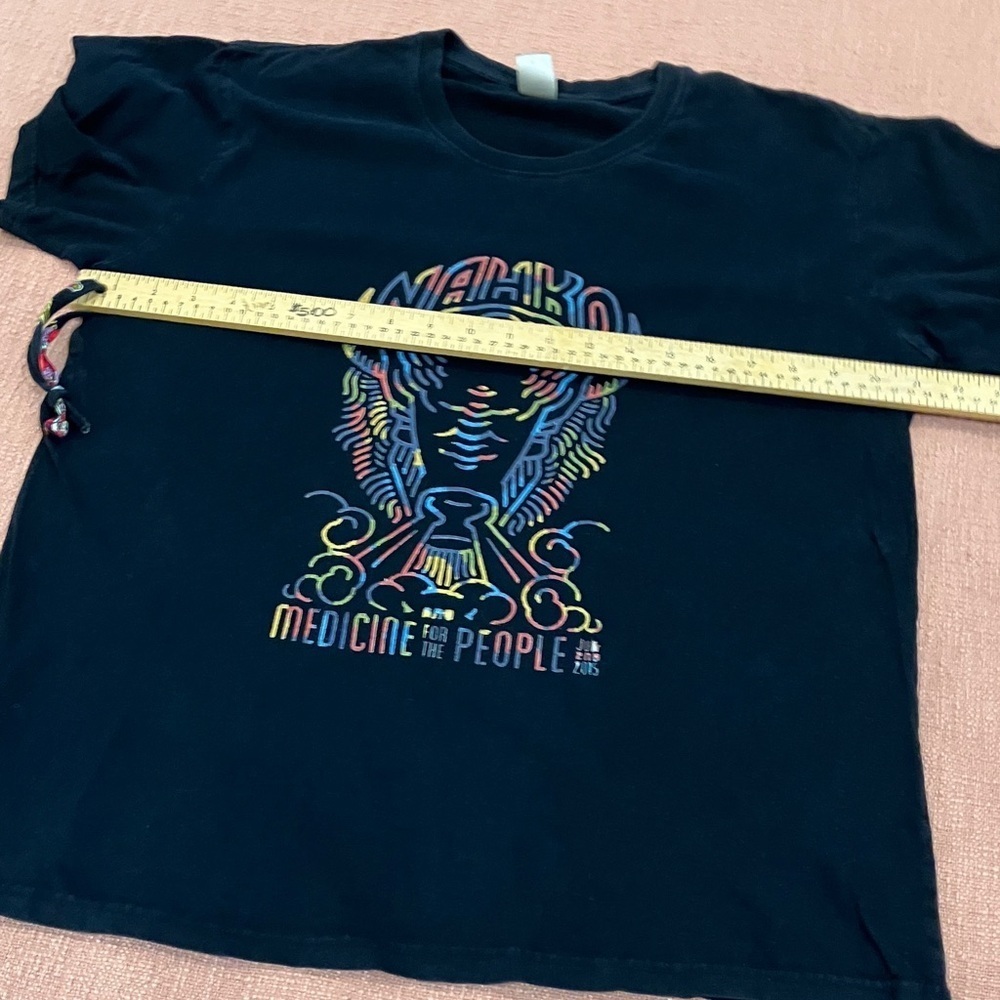 Nahko Medicine for the People 2015 Black Graphic shirt sleeve t-shirt - Picture 6 of 9
